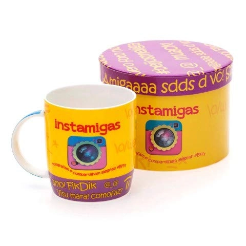 Caneca Bone Instamigas Cod 10020240 Zona Criativa