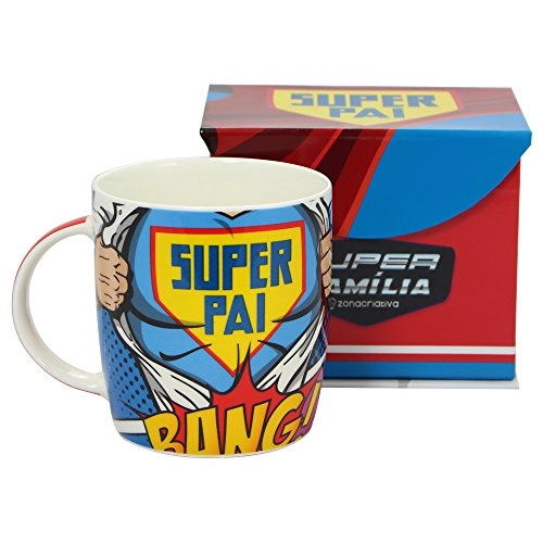 Caneca Zonacriativa 320ml Super Pai
