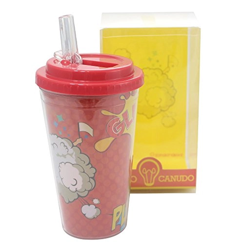 Copo Canudo Glup 500ml Zonacriativa