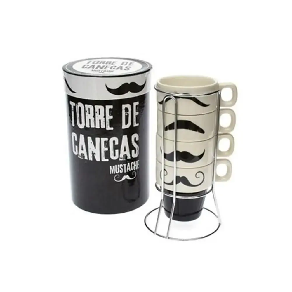 Torre De Caneca Ceramica Bigode Cod 10020390 Master Comfort
