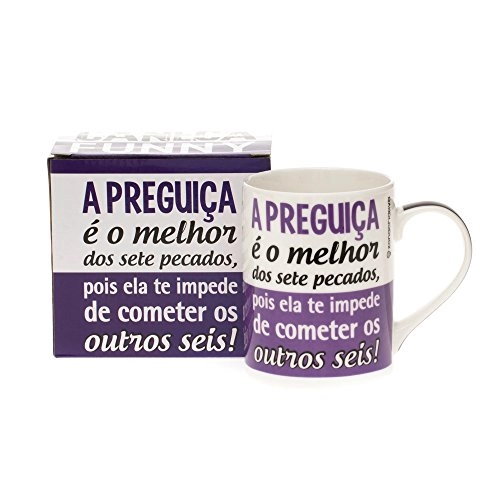 Caneca Zonacriativa Funny A Preguica