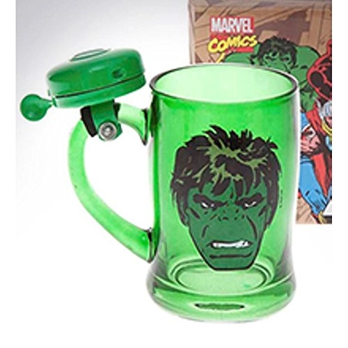 Caneca Zonacriativa C/campainha Marvel Hulk
