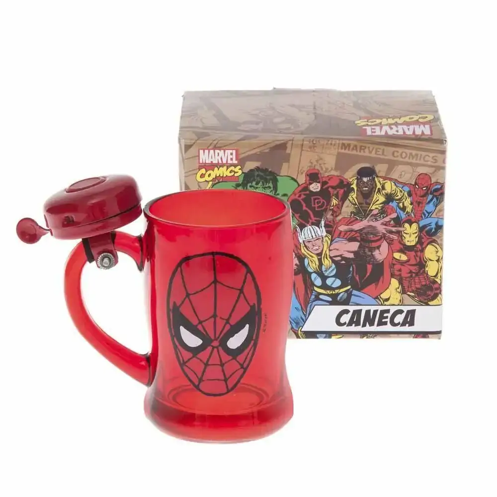 Caneca Zonacriativa C/campainha Spiderman