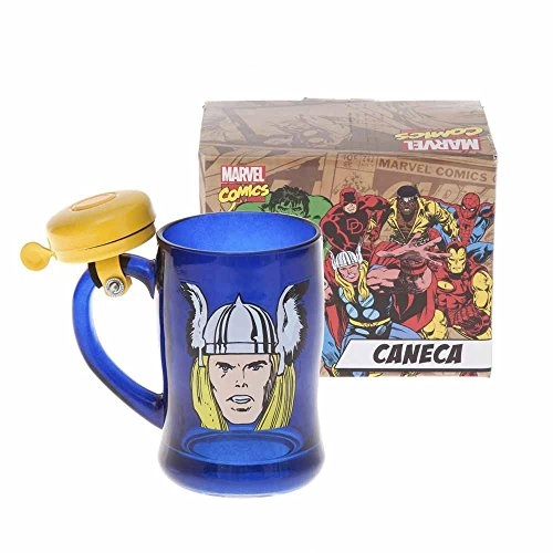 Caneca Zonacriativa C/campainha Marvel Thor