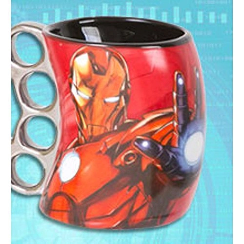 Caneca Zonacriativa Soco Ingles Iron Man