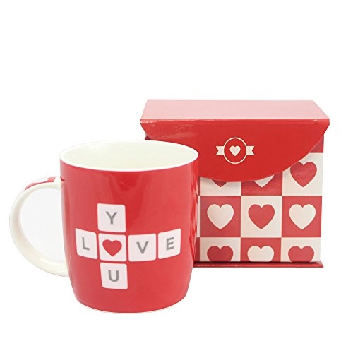 Caneca Bone Love You 320ml Cod 10020551 Zona Criativa