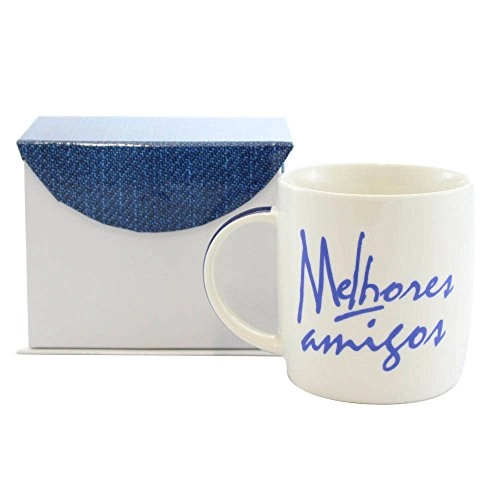 Caneca Bone Melhores Amigos 320ml Cod 10020576 Zona Criativa