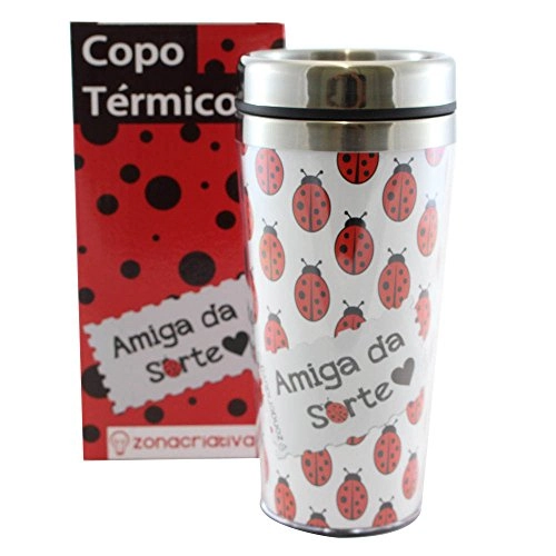 Copo Termico Zonacriativa C/tampa Amiga Sort