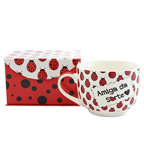 Caneca Sopa Zonacriativa Amigas Da Sorte