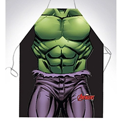 Avental Zonacriativa Expression 80x65cm Hulk