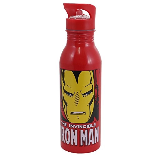 Garrafa Aluminio Zonacriativa Iron Man