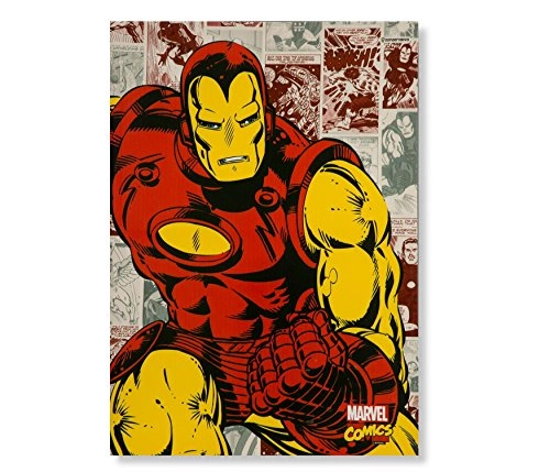 Quadro Zonacriativa 50x70cm Homem De Ferro