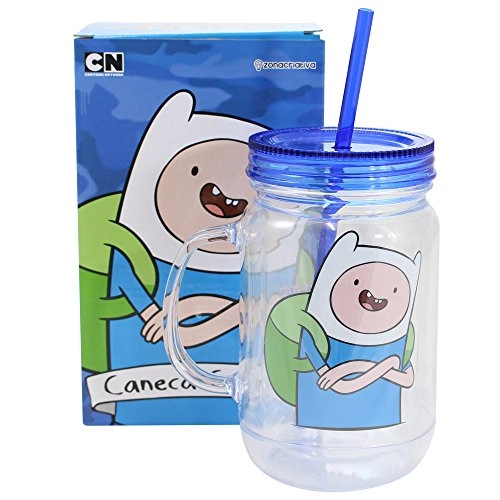 Jarra C/canudo Zonacriativa 500ml Pvc Finn