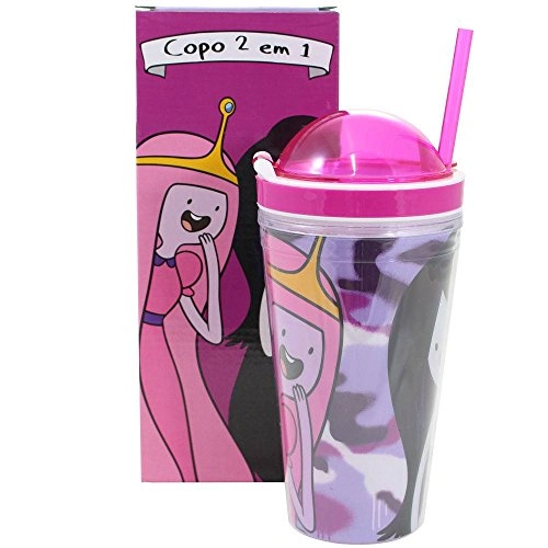 Copo C/canudo Zonacriativa 2 Em 1 Jujuba/marceline