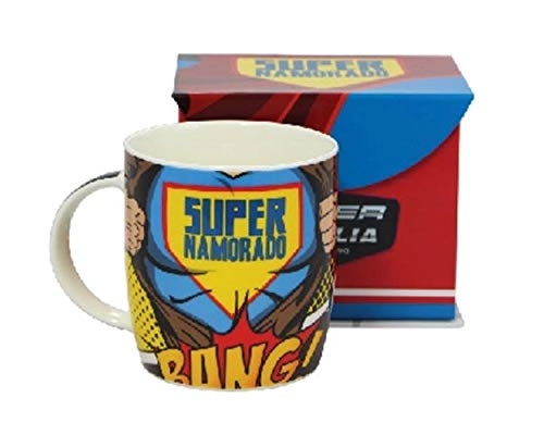 Caneca Zonacriativa 320ml Super Namorado