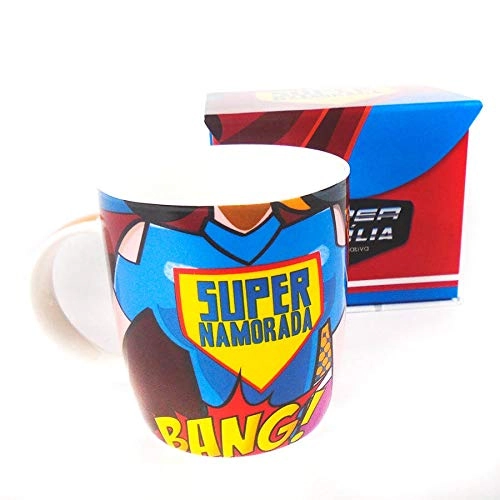 Caneca Zonacriativa 320ml Super Namorada