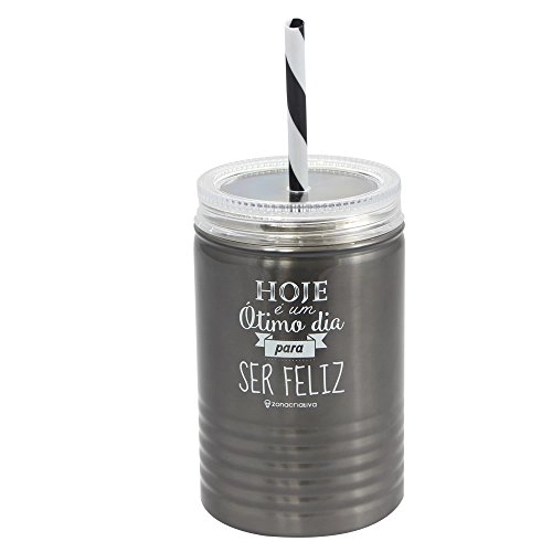 Copo Metal Para Ser Feliz 550ml