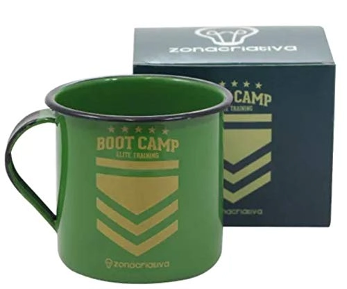 Caneca Zonacriativa 400ml Boot Camp