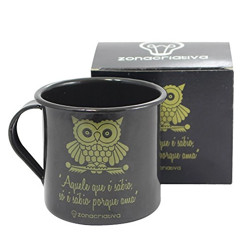 Caneca Zonacriativa 400ml Corujas