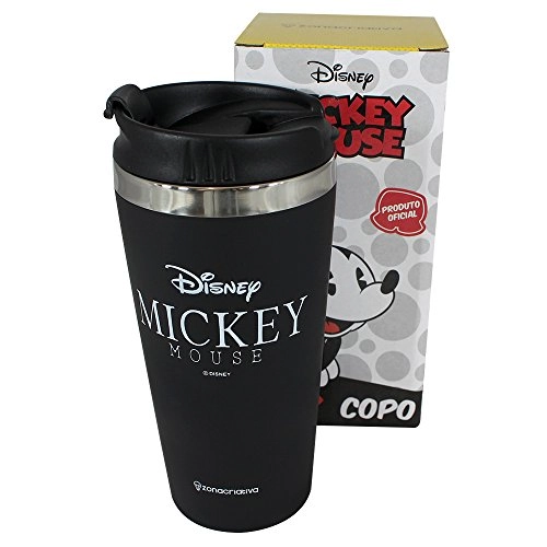 Copo Viagem Mickey Emborrachado 450ml Zn