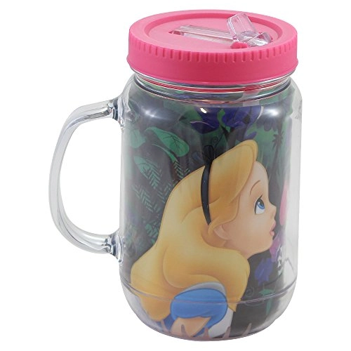 Caneca Pote Zonacriativa 500ml Alice Floral