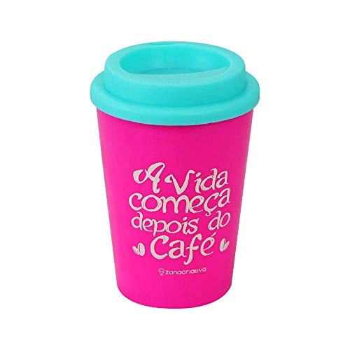 Copo Mini Malibu Depois Do Cafe 350ml Rosa Zonacriativa