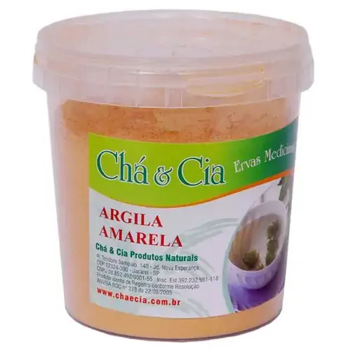 Argila Amarela 200g Cha E Cia Ervas Medicinais