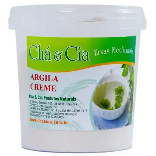 Argila Creme Pote 200g Cha Cia