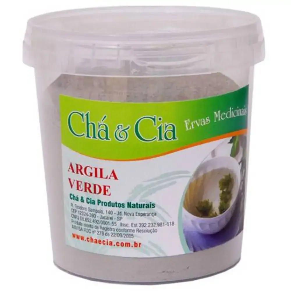 Argila Verde Pote 250g Cha Cia