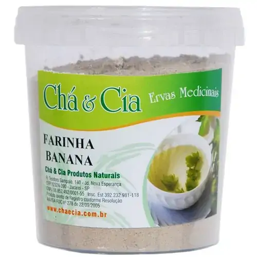 Farinha De Banana Verde Cha E Cia