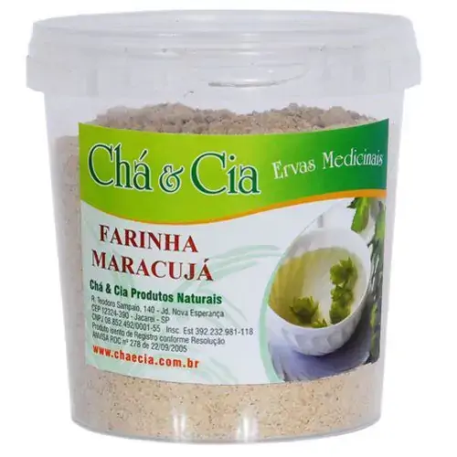 Farinha De Maracujá Cha E Cia