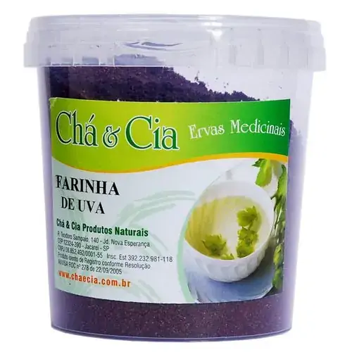 Farinha De Uva 150g Cha E Cia