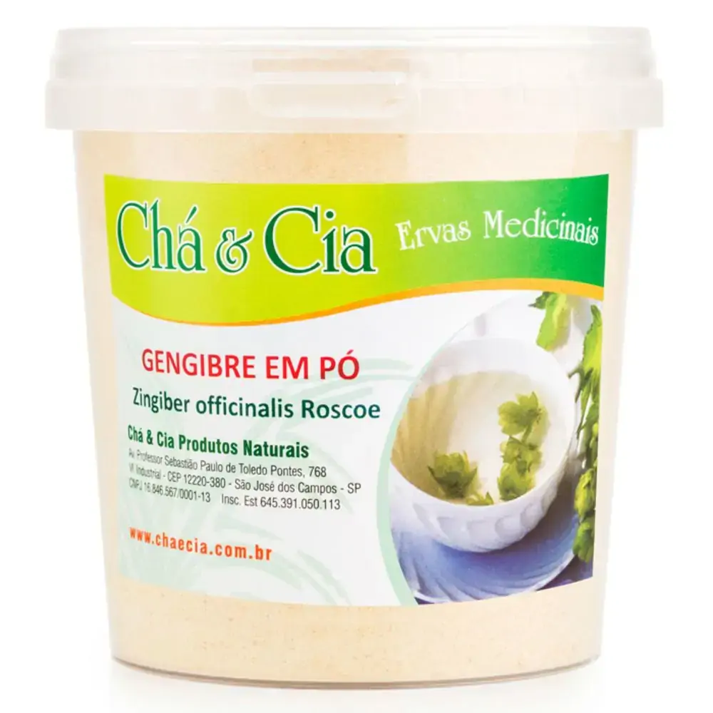 Gengibre Po 150g Cha E Cia Ervas Medicinais