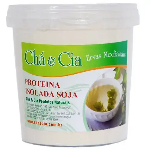 Proteina Isolada De Soja 150g Cha E Cia