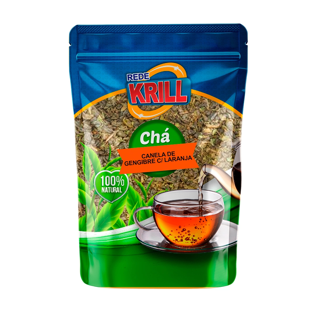 Cha Rede Krill Gengibre C/laranja Sc.100g