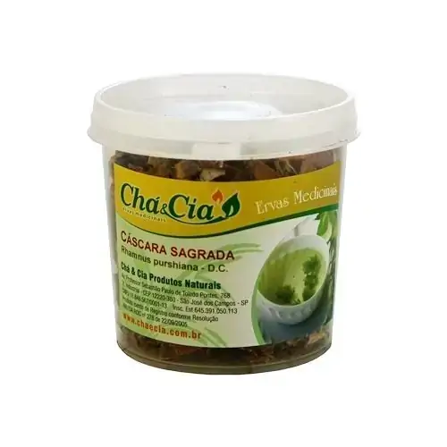 Cascara Sagrada 60g Cha E Cia Ervas Medicinais