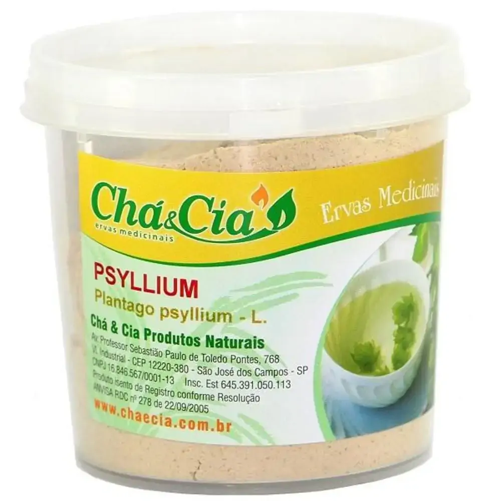 Psyllium 100g Cha E Cia Ervas Medicinais