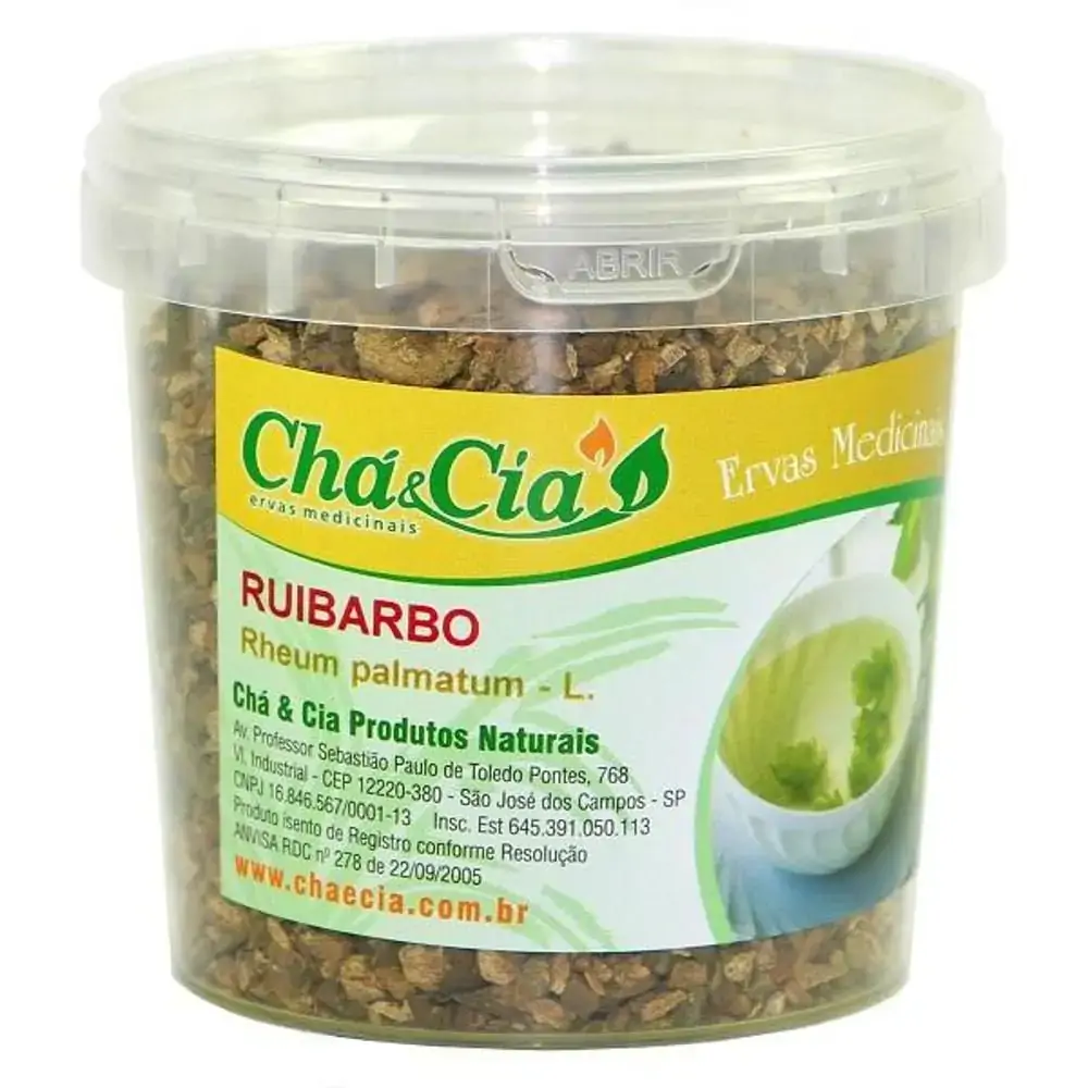 Ruibarbo 100g Cha E Cia Ervas Medicinais