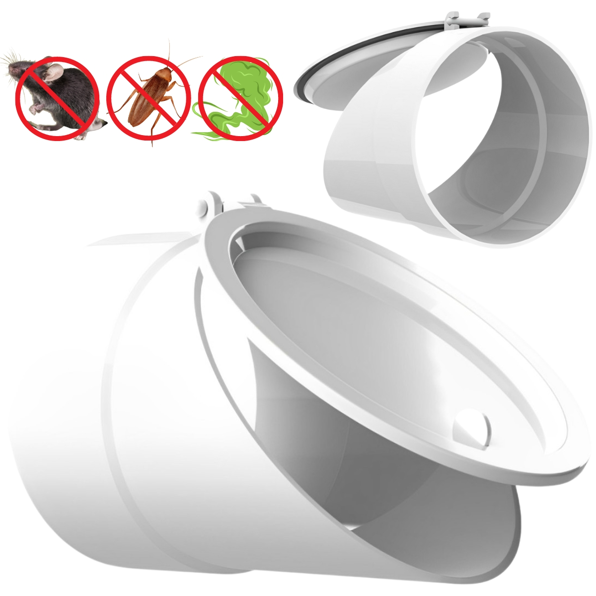 Válvula De Retenção Esgoto Para Canos - 50mm