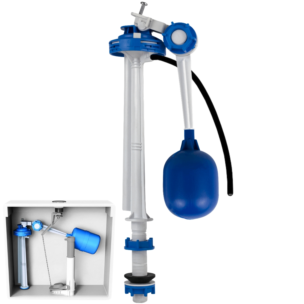 Kit Mecanismo Reparo Torre De Entrada Com Boia Universal | Valeplast