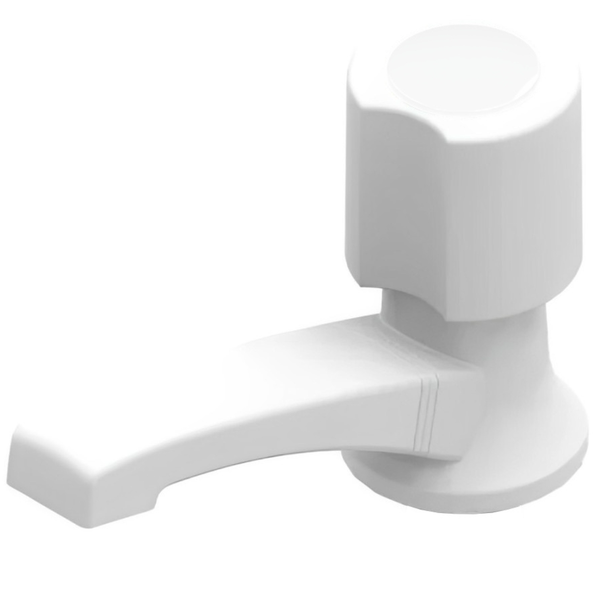 Torneira Para Lavatório Plástica Branca | Valeplast