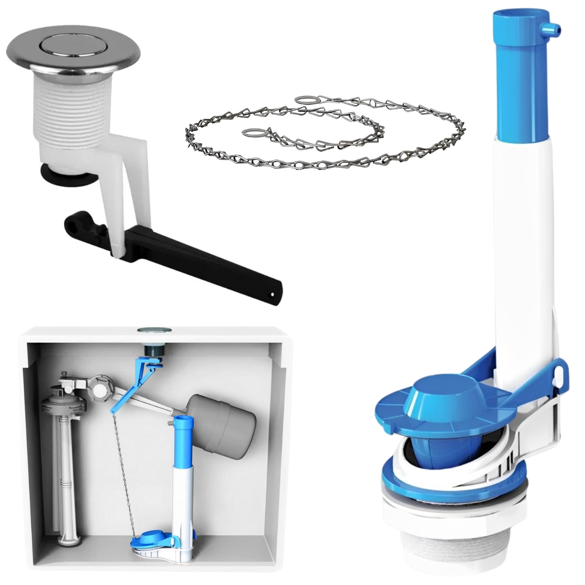 Kit Mecanismo Reparo Torre De Saída E Botão Universal | Valeplast