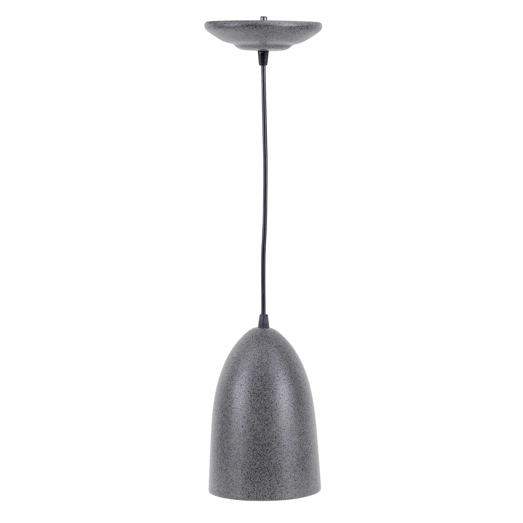 Pendente 1 Lâmpada Cerâmica Cinza Oslo