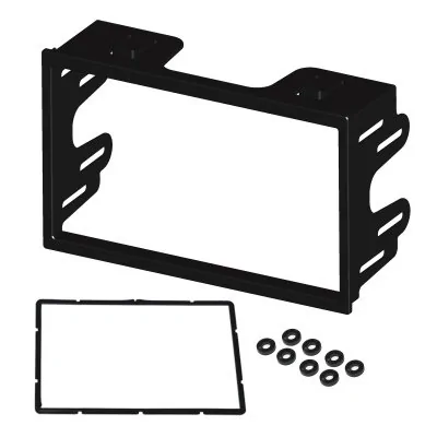 Moldura de Som 2 Din Preta - FIAMON SOUND 4051