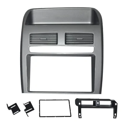 Moldura de Som 2 Din Prata - FIAMON SOUND 4023