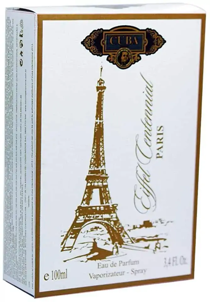 Eiffel Centennial Eau De Parfum Cuba Paris Perfume Masculino