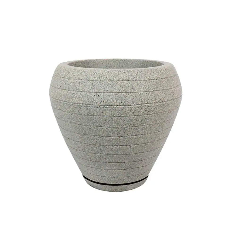 Vaso Relevo 34 42x40cm Granito Pedra R.0990.034.040.13 Vasart