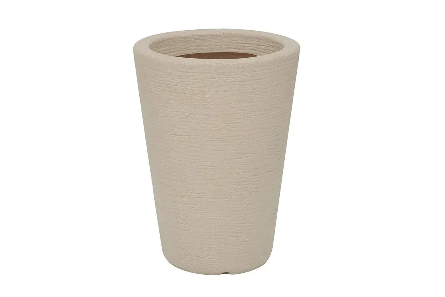 Vaso em Polietileno Cone Terra 30cm Areia