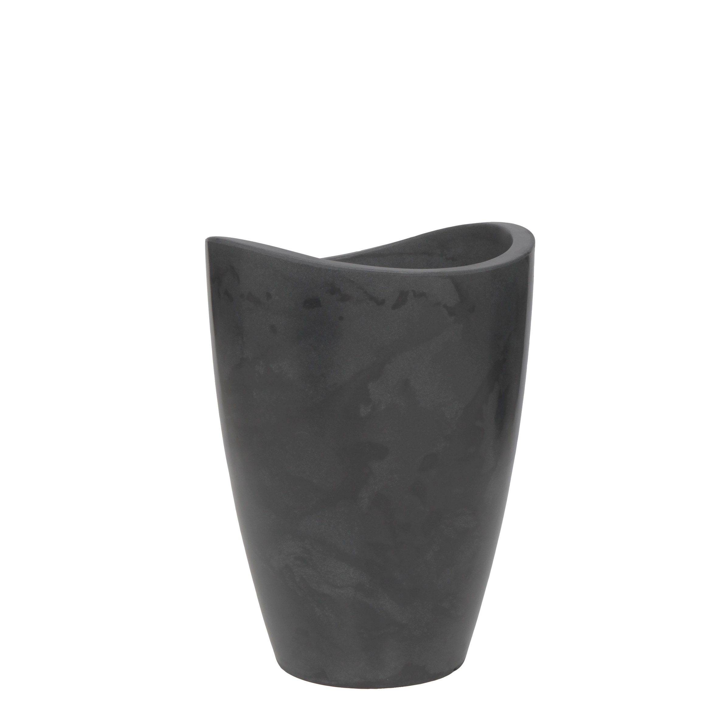 Vaso Copacabana Alto Antique Preto 40x54cm