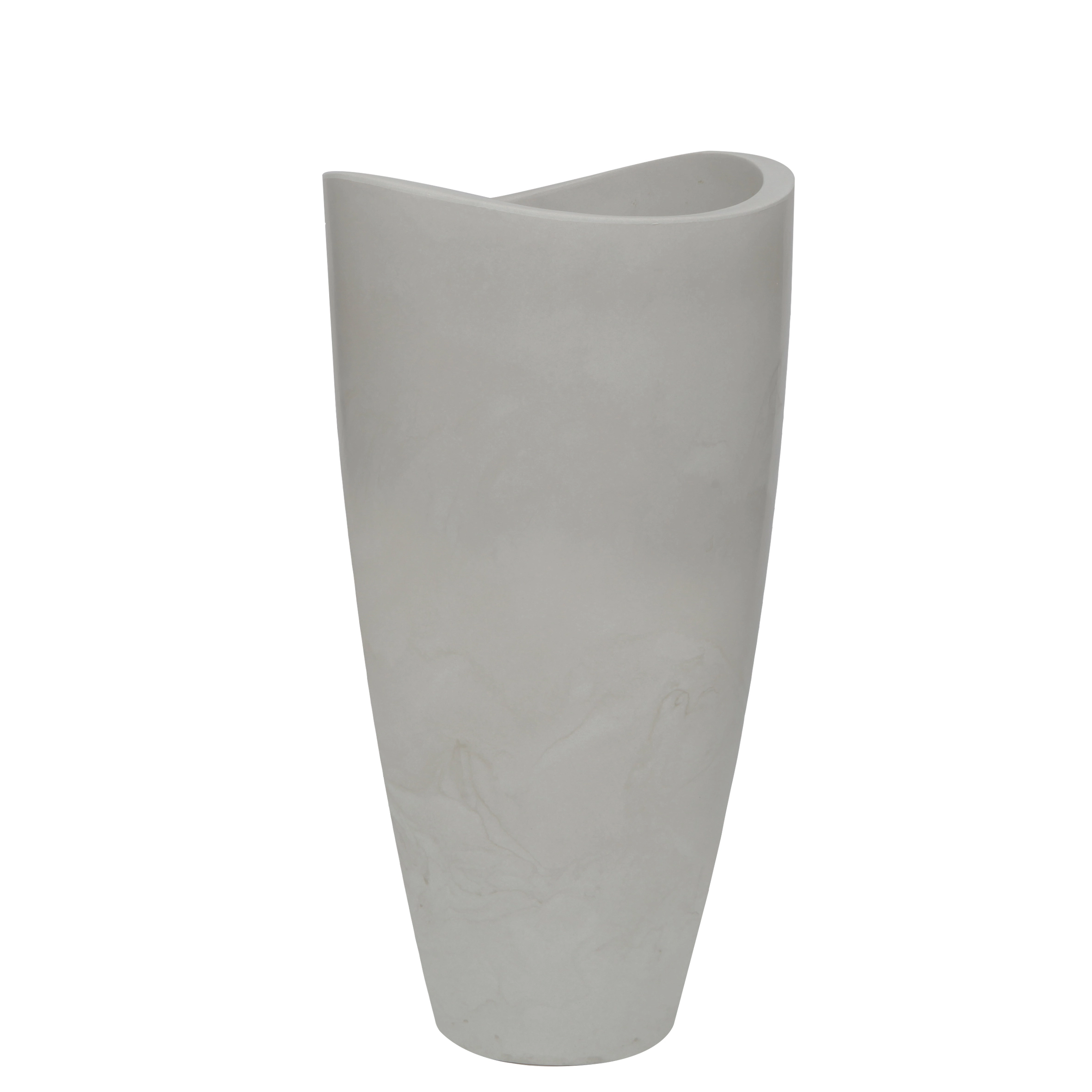 Vaso Copacabana Alto 40x80cm Antique Branco R.0380.040.080.17 Vasart
